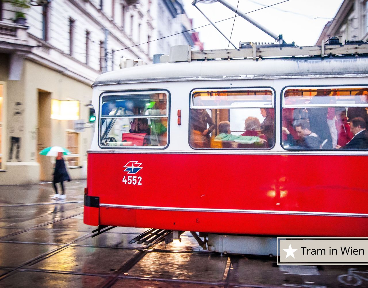 Städtetrip nach Wien mit Kindern - Die Tram in Wien
