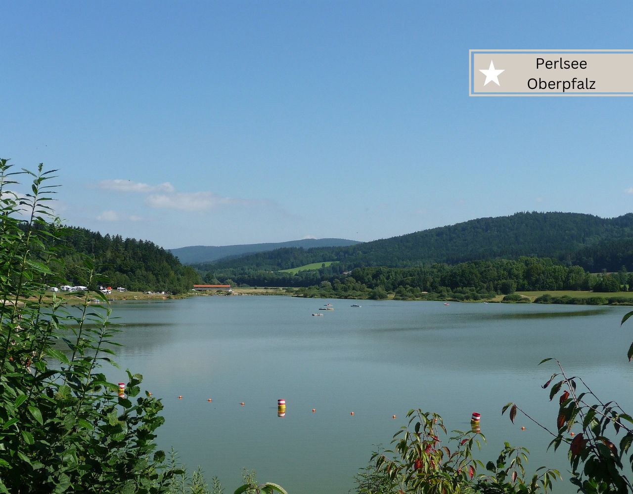 Schöne Bayerische Seen für Urlaub - der Perlsee in der Oberpfalz (1)