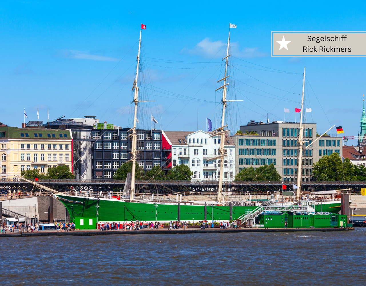 Aktivitäten mit Kindern in Hamburg - Segelschiff Rickmer Rickmers