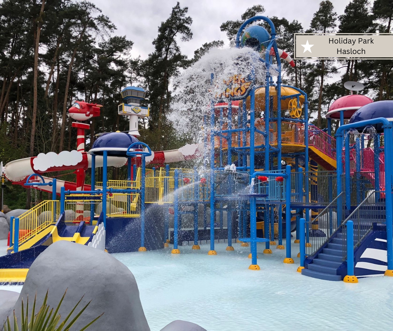 Freizeitpark für Kleinkinder - Holiday Park mit Wasserspielplatz