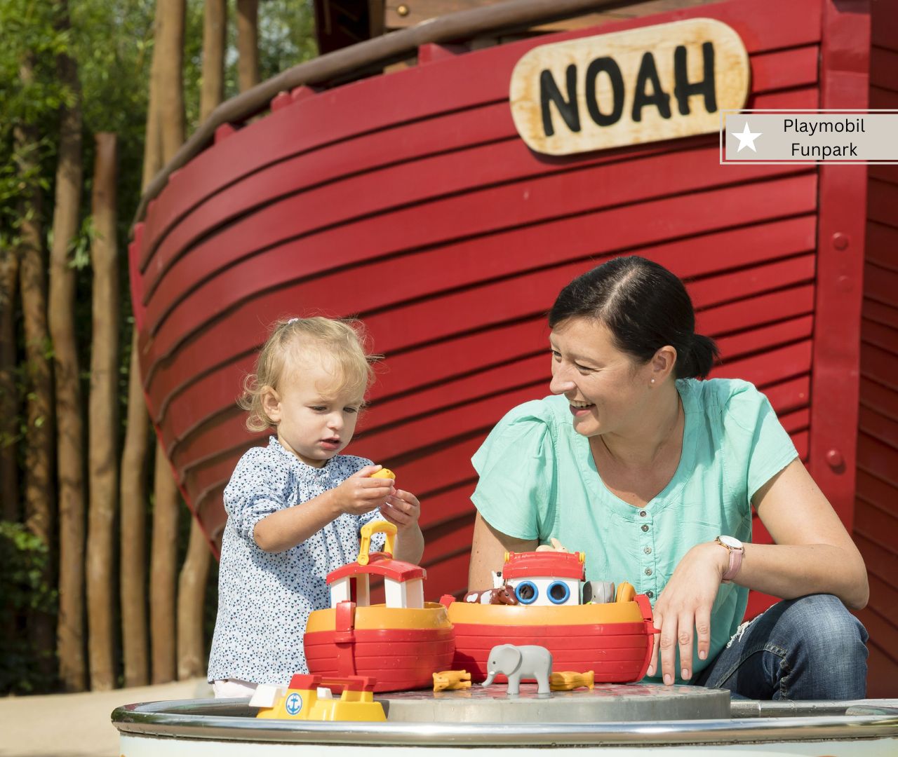 Freizeitparks für Kleinkinder - Playmobil Funpark mit Wasserspielplatz