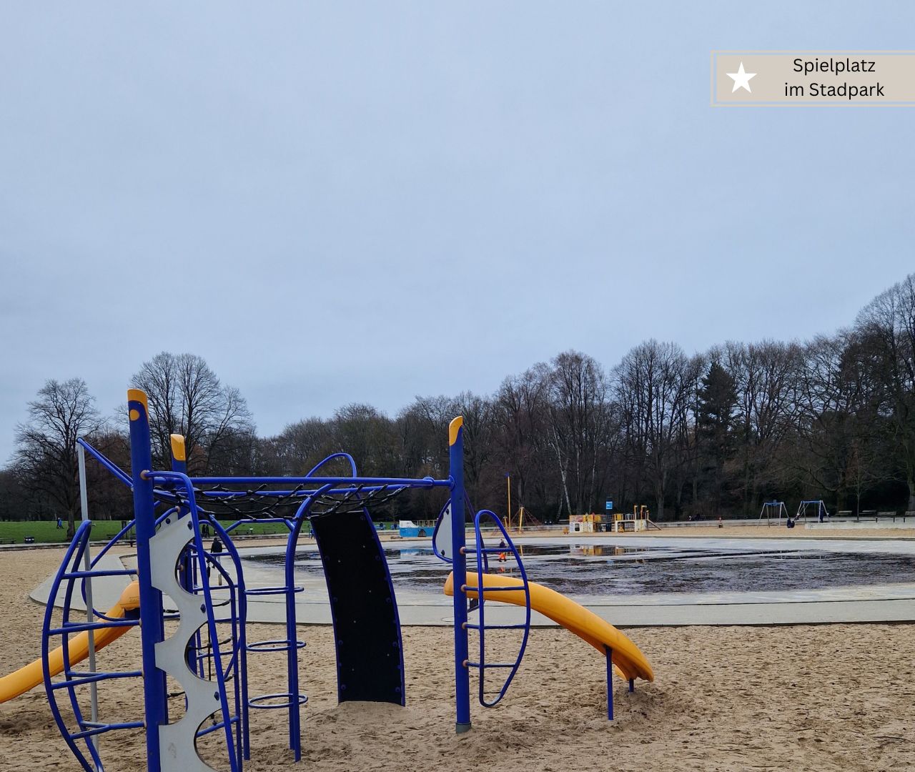 Spielplätze in Stadtpark Hamburg mit Wasserspielplatz in Winterhude
