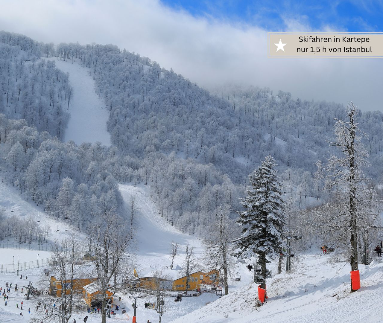 Istanbul mit Kindern - Skifahren in Kartepe nur 1,5 h von Istanbul