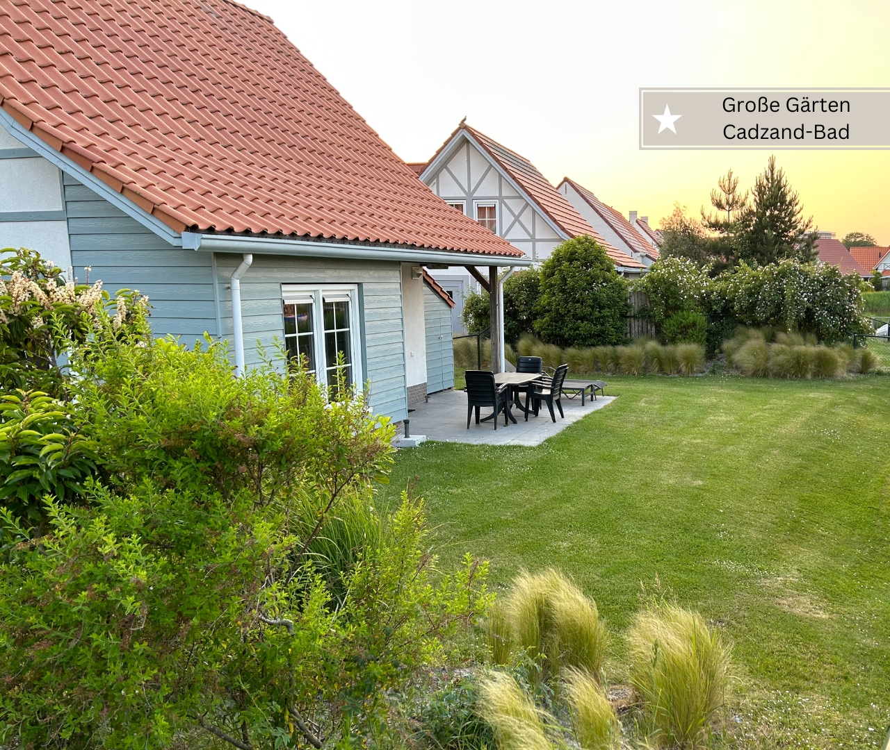 _der beste Ferienpark in Holland am Meer - Cadzand-Bad mit großen Gärten