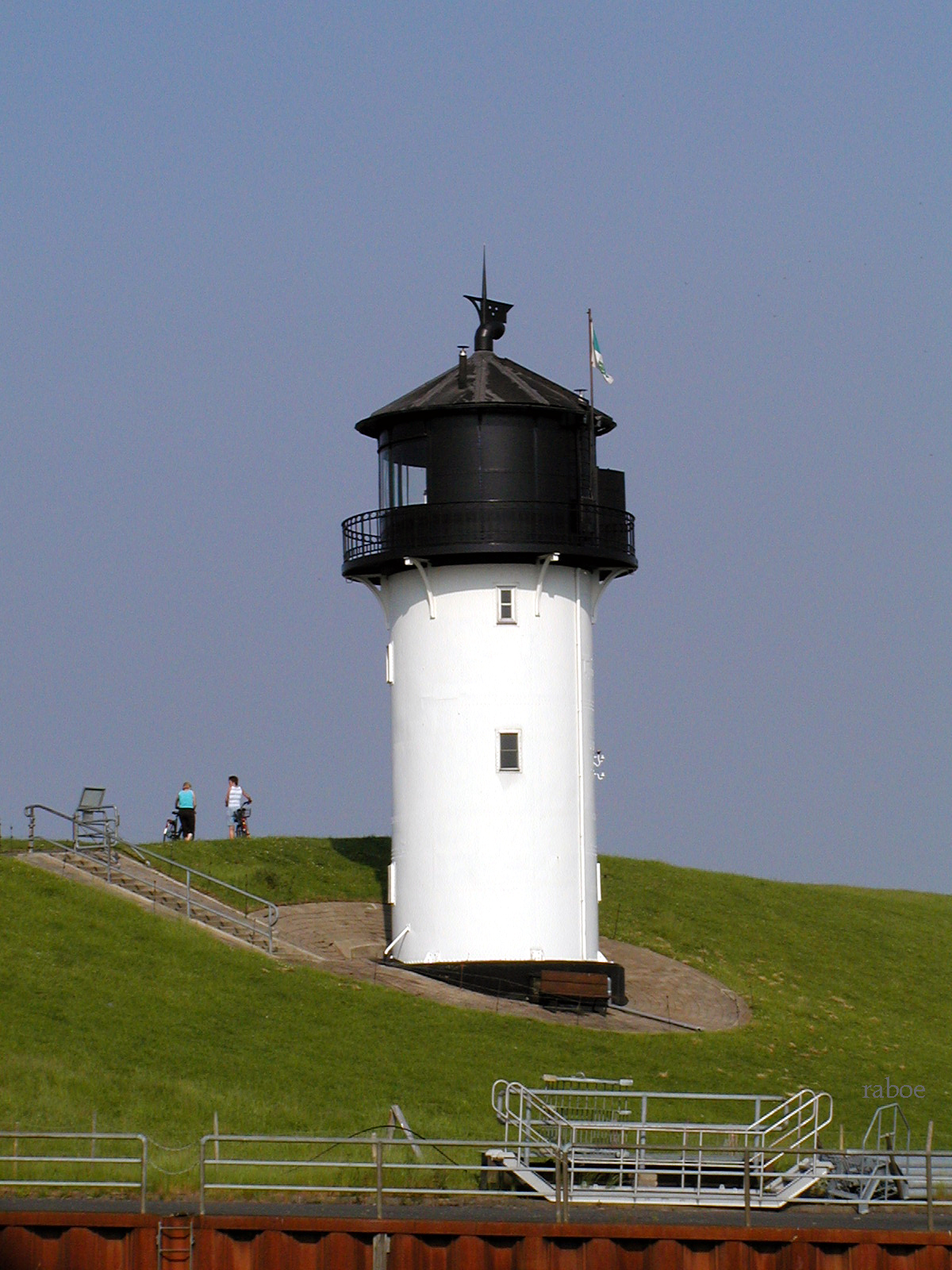 Der alte Leuchtturm in Altenbruch an der Nordsee