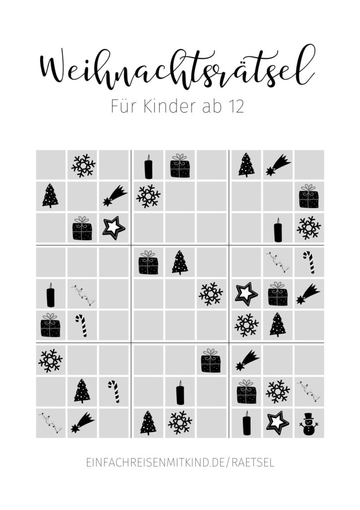 70 Logikrätsel für Kinder - Einfach Reisen mit Kind