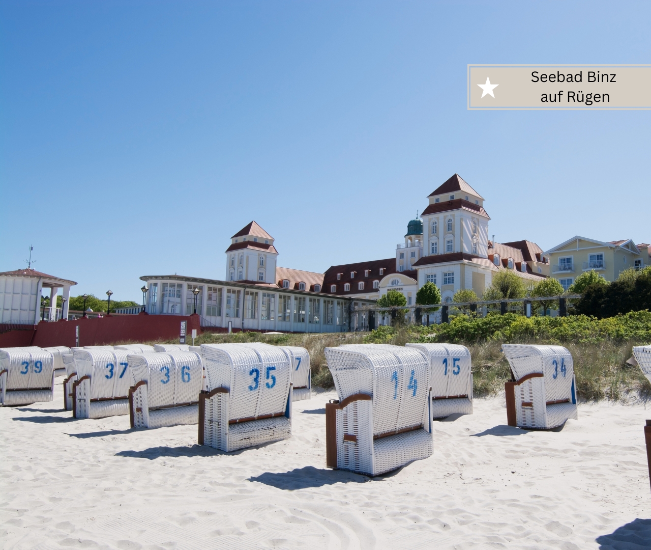 beste Ostseestrände für Familien - Seebad Binz auf Rügen