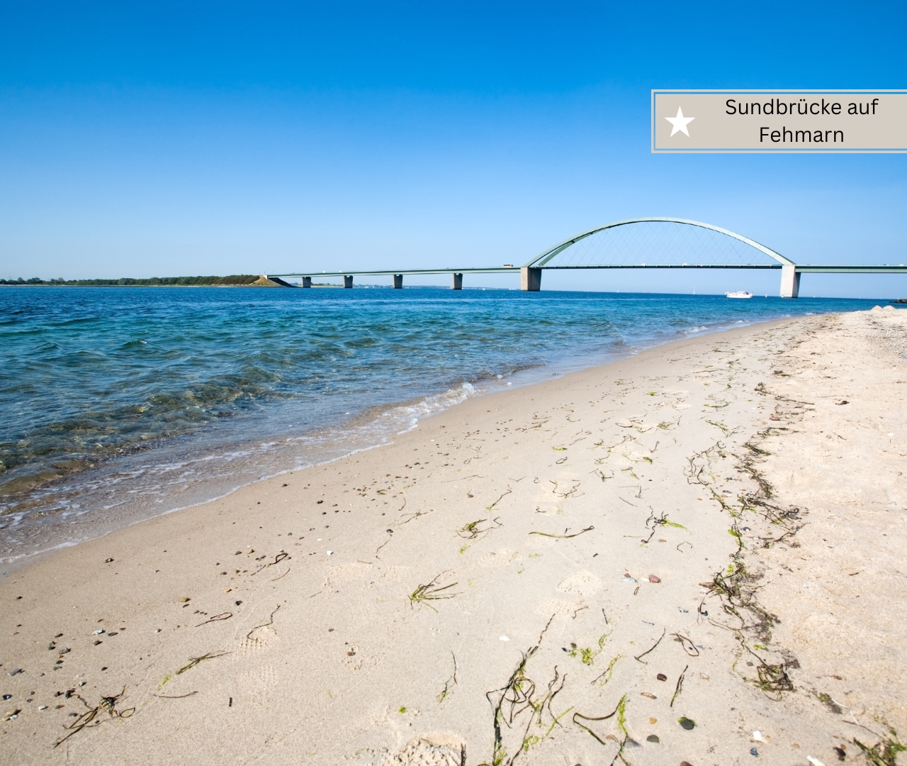beste Ostseestrände für Familien - Sundbrücke auf Fehmarn