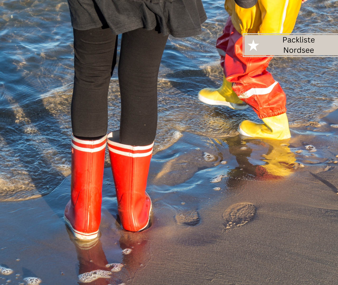 Packliste Nordsee mit Kindern