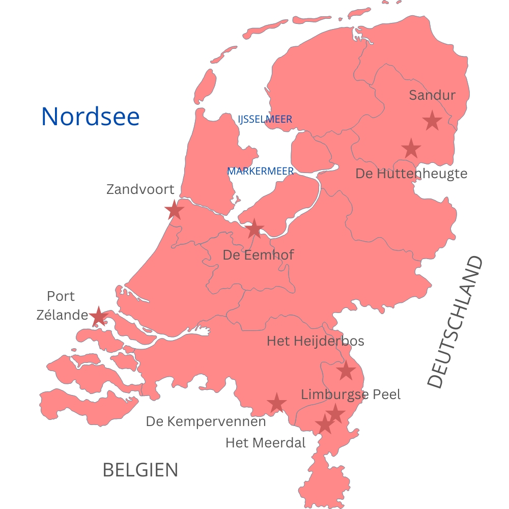 Center Parcs Holland Niederkande Karte (1)