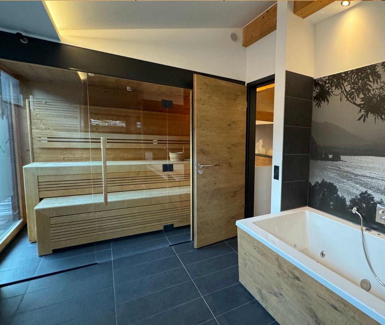 Center Parcs Allgaeu Exclusive Ferienhaus mit finnischer Sauna und Wellnessbadewanne